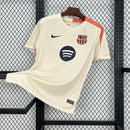 CAMISA DO BARCELONA 24/25 BEGE TREINO